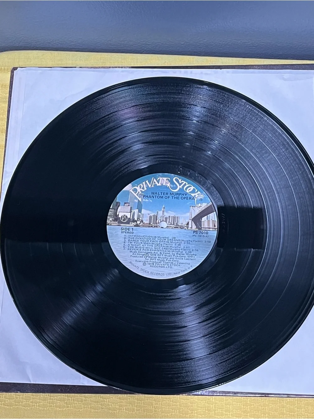 🎭 Rare! Vintage 1978 Walter Murphy “Phantom of the Opera” Vinyl LP!